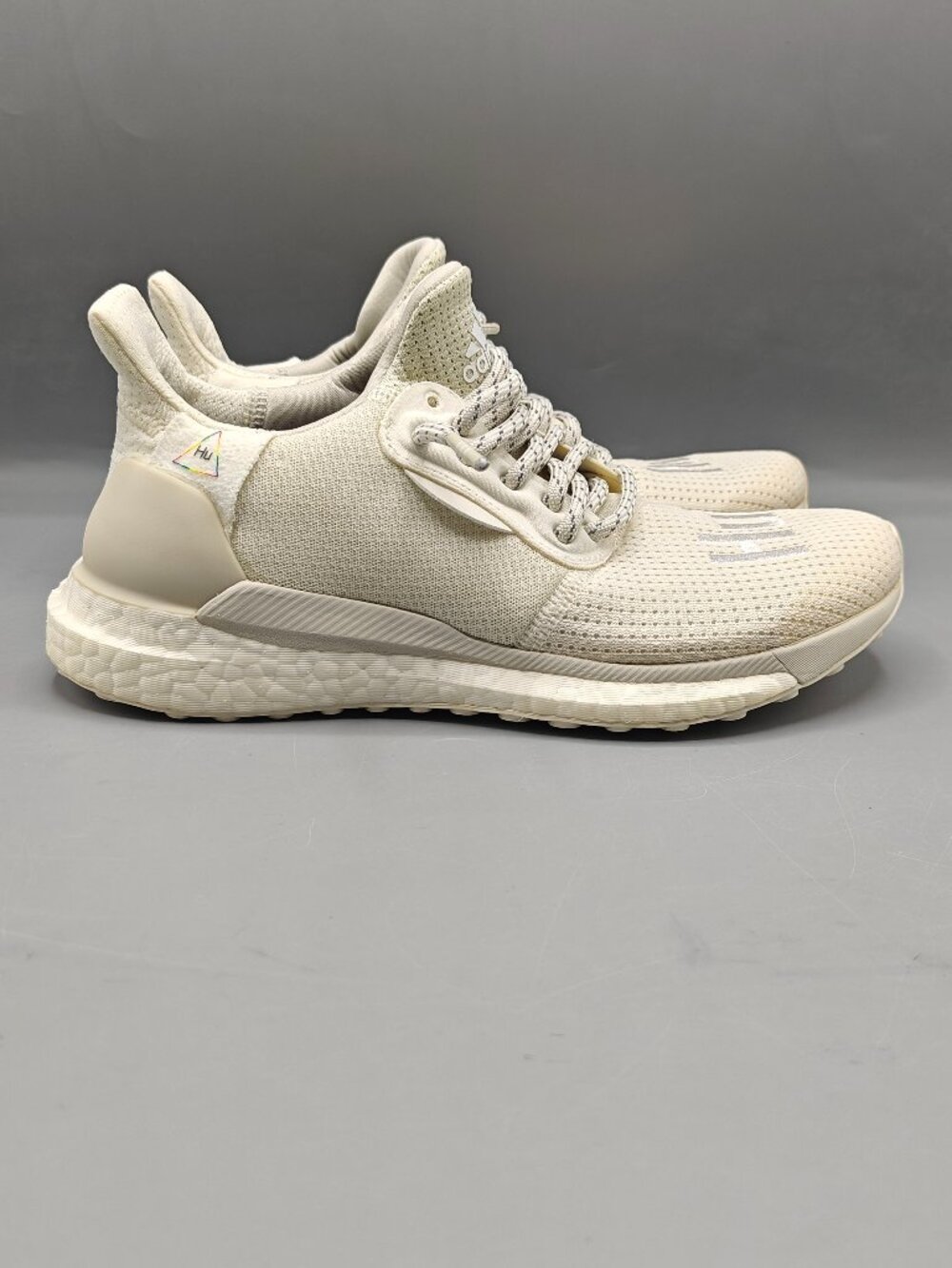 Adidas Pharrell Williams Solarglide Sneakers Kids Size 5 White Running EG7767
